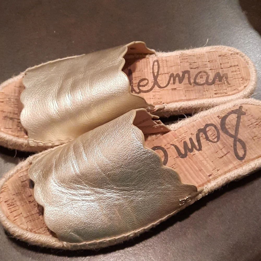 Sam Edelman Gold Sandals